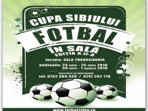 cupa sibiului pune la bătaie premii de 10.000 de lei la fotbal în sală