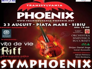 video - phoenix, riff şi viţa de vie au concertat aseară în piaţa mare