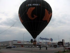 galerie foto - sibiul poate fi văzut din balon azi și mâine la mall