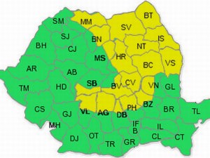 cod galben de ninisoare, polei şi vânt în judeţul sibiu pe 1 şi 2 decembrie