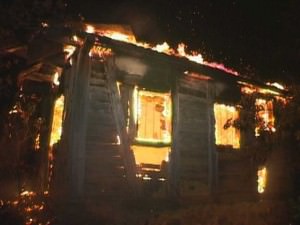 bărbat rănit într-un incendiu la mediaş