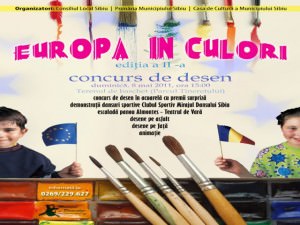 concurs de desen „europa în culori”, în weekend în parcul tineretului
