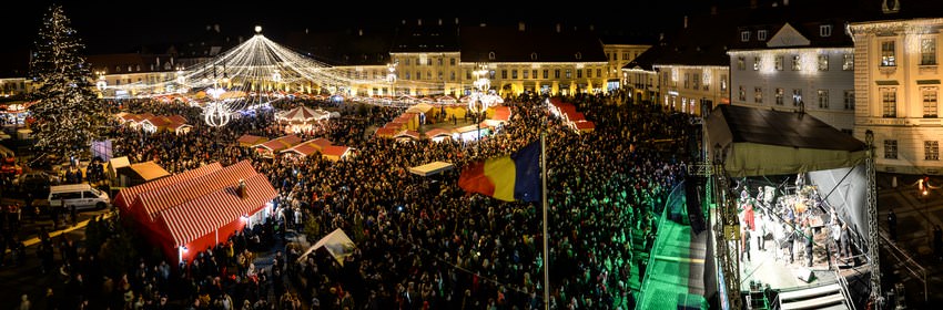 magie în centrul sibiului. credit foto: @sebastian marcovici