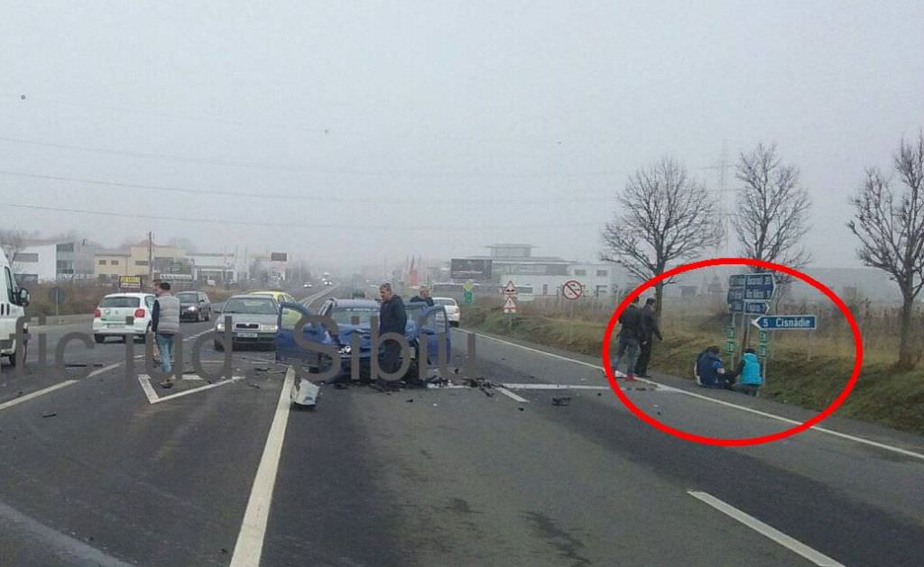 accident dn1 sibiu cisnadie 3