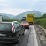 video:coadă de cinci kilometri la boiţa din cauza unui accident