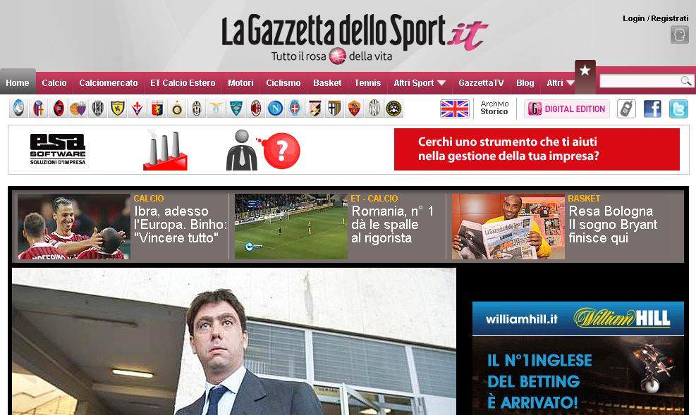 gestul lui dănălache a ajuns în "gazzetta dello sport". vezi foto!