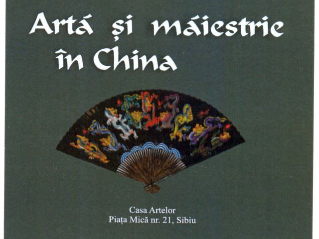 artă şi măiestrie în china. expoziție de evantaie, umbrele şi broderii