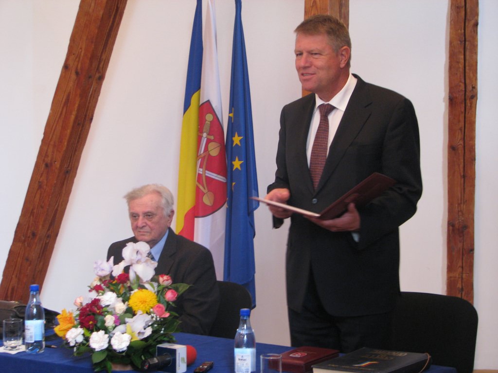 horst klusch este noul cetăţean de onoare al municipiului sibiu