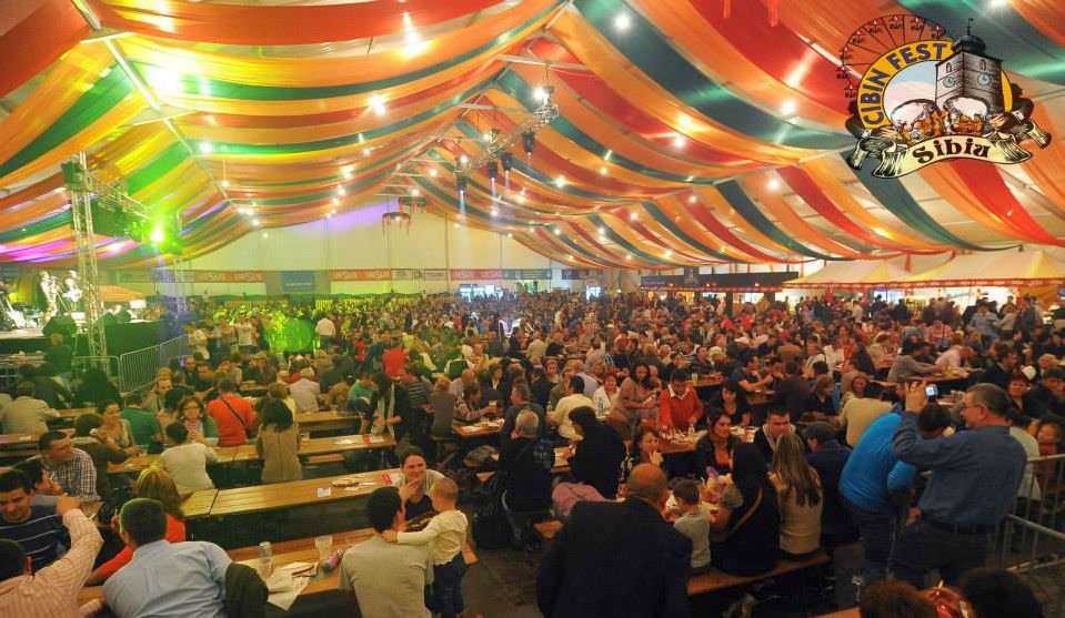 foto video distracție, festin culinar și atmosferă superbă în centrul sibiului la cibinfest 2013