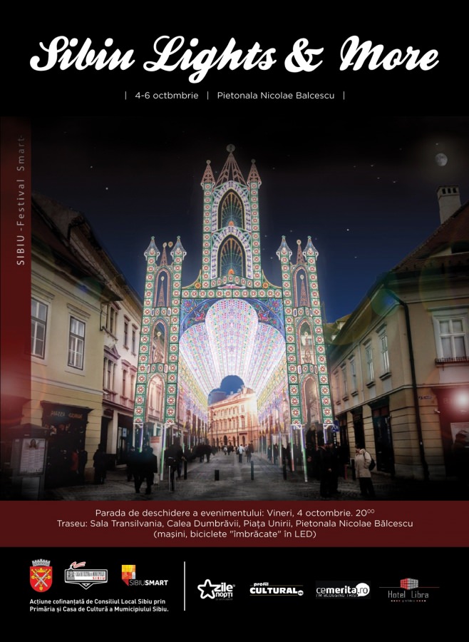 festivalul ’’sibiu lights and more’’, ce trebuia să aibă loc în acest weekend, s-a amânat pentru luna decembrie