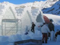 din 25 decembrie: hotelul de gheaţă, minunea de la bâlea lac | vezi foto video