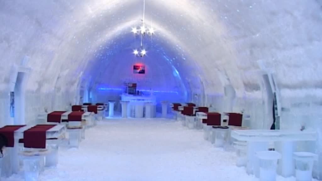 video noul hotel de gheață de la bâlea lac inaugurat mai rapid