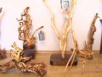 rădăcini şi crengi de copaci transformate în opere de artă | video