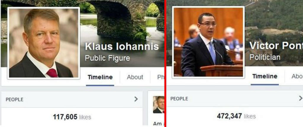 iohannis vs. ponta pe net. cum arată paginile de facebook ale candidaților la prezidențiale!