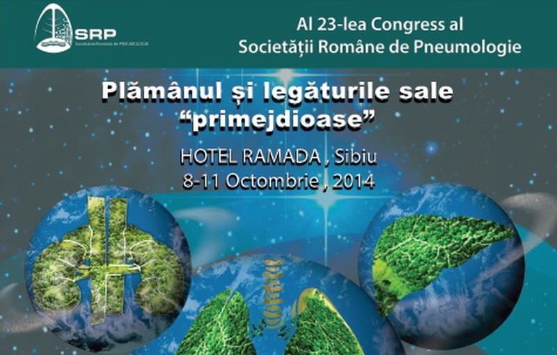 peste 120 de speakeri din 16 ţări la sibiu pentru congresul naţional al societăţii române de pneumologie