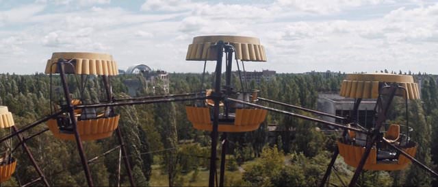 video de la cernobîl: cu drona în orașul fantomă