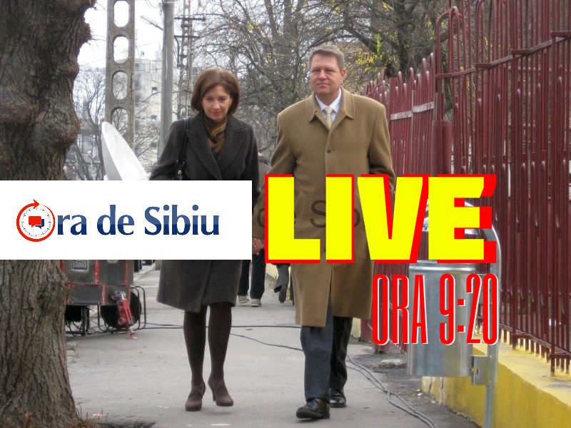 video: klaus iohannis și carmen la vot