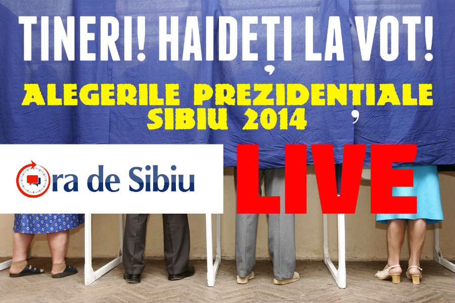 conectați la prezidențiale sibiu 2014: transmitem live-video votul sibienilor