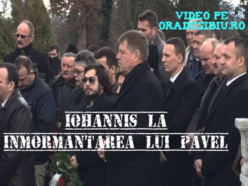 video presedintele iohannis a participat la înmormâtarea lui cristian pavel