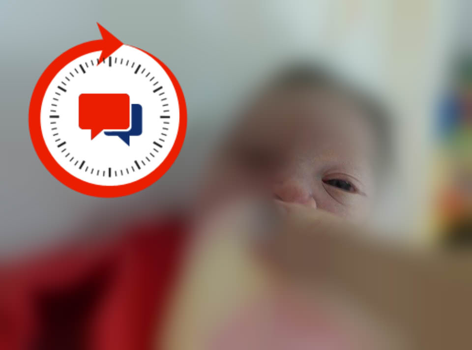 momentul abandonului bebelușului, surprins de camerele video de la polisano