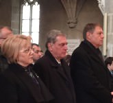 VIDEO FOTO Iohannis și-a comemorat bunicii la o slujbă de la Biserica Evanghelică Luterană din Sibiu