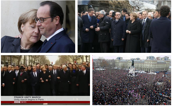 live de la paris: marșul istoric impotriva terorismului - peste un milion de persoane