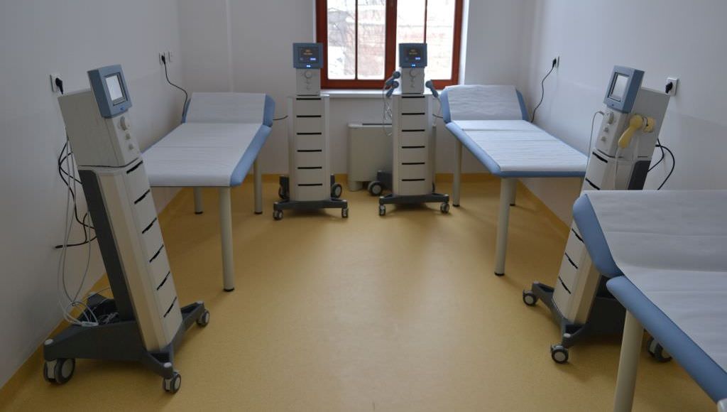 video foto secţia clinică reabilitare medicală i, complet renovată şi extinsă la spitalul județean sibiu