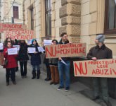 video foto zeci de traducători au ieșit în stradă la sibiu. uite ce vor!