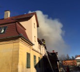 update video foto a luat foc o casă de locuit pe strada hochmeister în sibiu