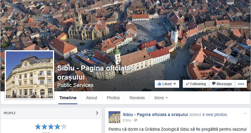 primăria sibiu și-a tras pagină oficială pe facebook. primarul fodor explică de ce!