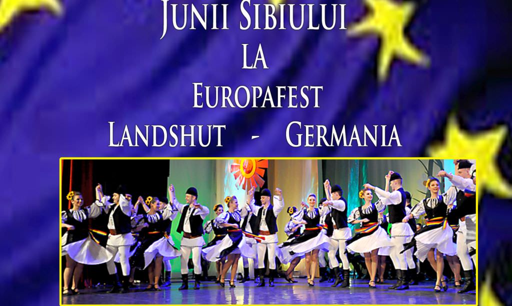 junii sibiului sărbătoresc 9 mai la „europafest” din landshut - germania