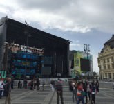 video foto cea mai mare scenă din românia, montată la forza zu în sibiu