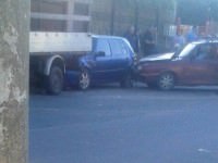 FOTO Accident pe strada Avram Iancu | Şofer rănit în zona capului