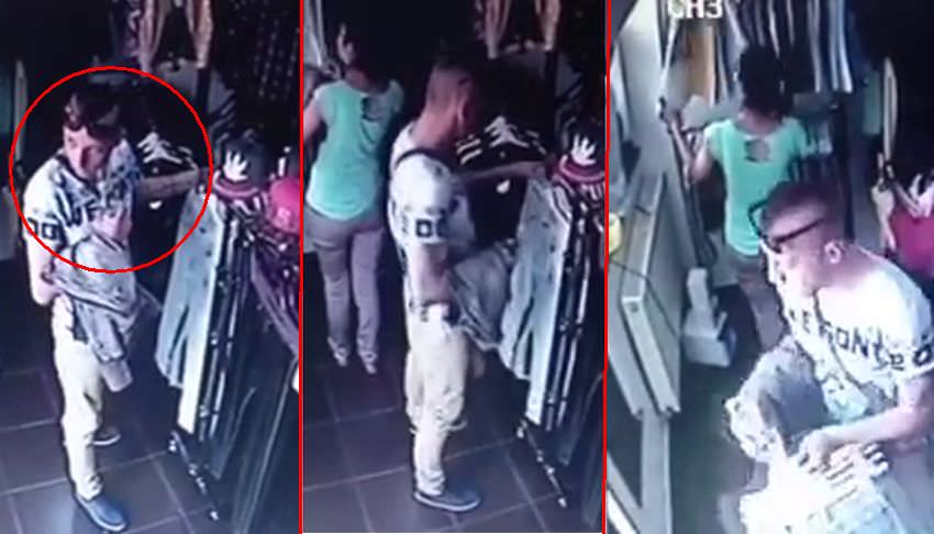 viralul zilei – hoți la furat într-un magazin din centrul sibiului (video)