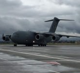 uriașul a aterizat: primul boeing c-17 ce ajunge la sibiu - galerie foto