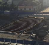 video foto – cu cât au avansat lucrările la noul pod peste cibin, într-o săptămână. este uimitor!