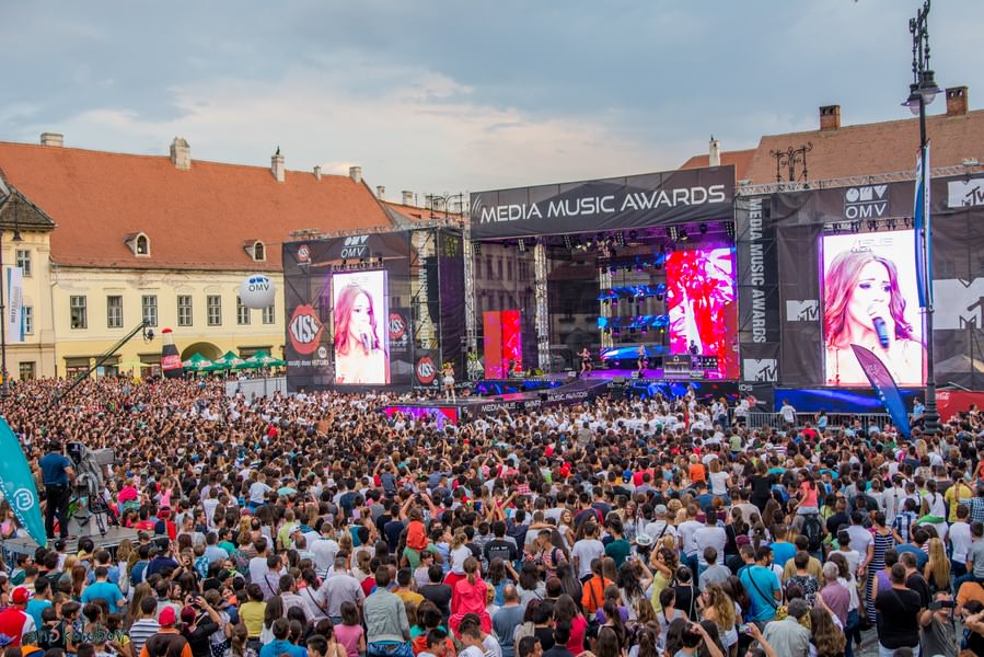 media music awards de la sibiu este cel mai popular eveniment muzical din românia. după untold-ul de la cluj