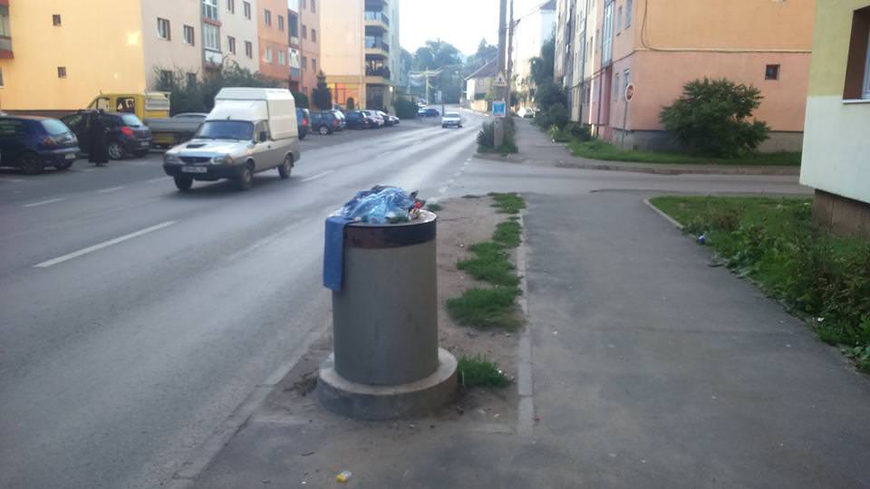 primăria face apel la sibieni: „vă rugăm nu aruncați deșeurile menajere în coșurile de gunoi stradale!”