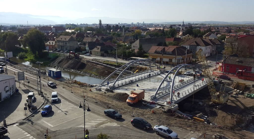 VIDEO – FOTO Inaugurările marilor proiecte. Se deschid mai rapid podul peste Cibin și viaductul de pe Kogălniceanu!