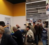 black friday la sibiu: coadă la flanco, gol la altex (video foto)