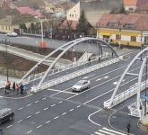 video foto: s-a deschis noul pod peste cibin. investiție de peste 10,5 milioane lei!