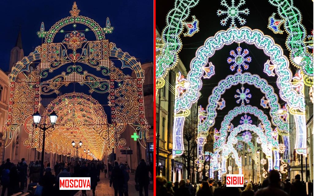 FOTO – Moscova s-a inspirat de la Sibiu? Uite cum au amenajat o parte din centrul orașului!