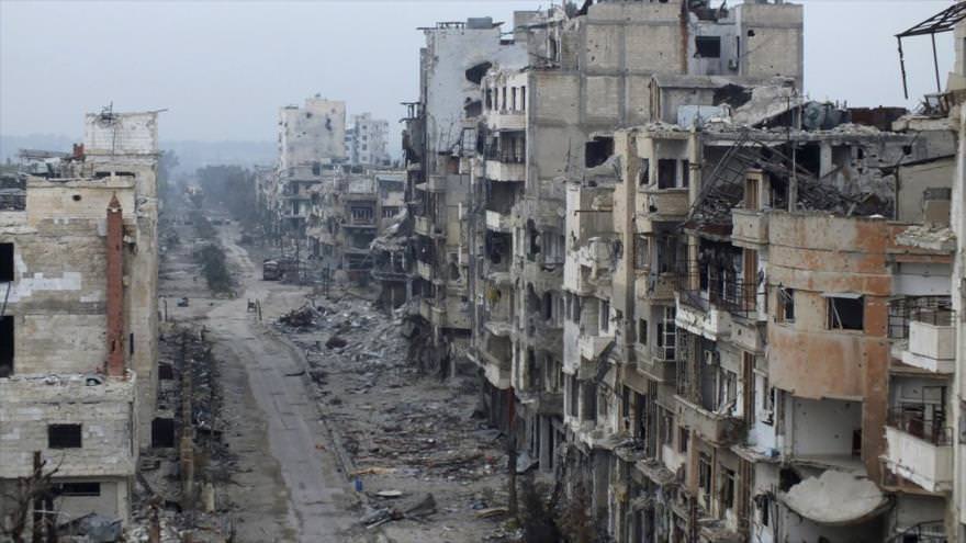 cu drona peste ruine: imagini din homs, al treilea oraș ca mărime al siriei