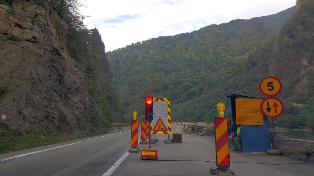 lucrări de reparații pe valea oltului - trafic rutier restricționat