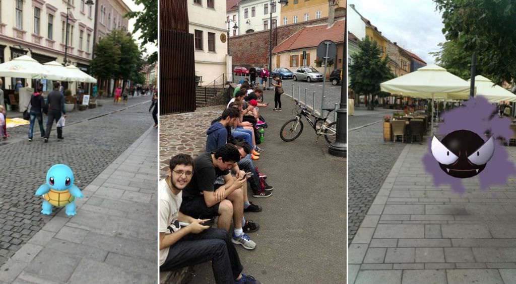 VIDEO FOTO - ISTERIA Pokemon Go la SIBIU. Sibienii au intrat și ei în joc. Iată HARTA virtuală a orașului!