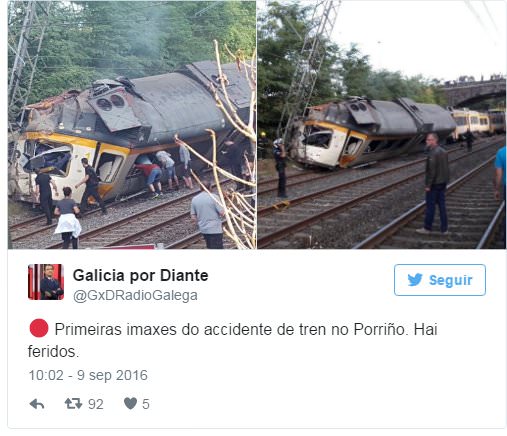 video update cel puțin trei morți: un tren a deraiat în nordul spaniei