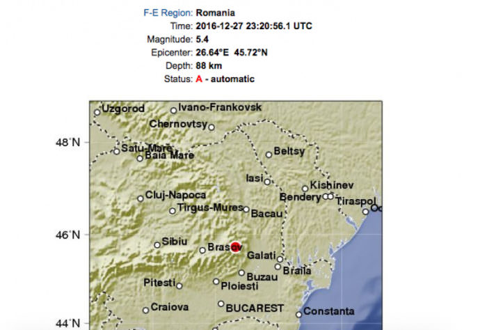 cutremur puternic în românia. s-a simţit tare şi la sibiu