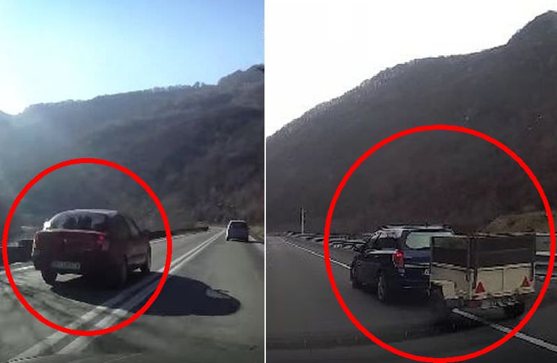 video – valea oltului magnet pentru șoferi inconștienți. depășiri pe dreapta și pe dublă linie continuă