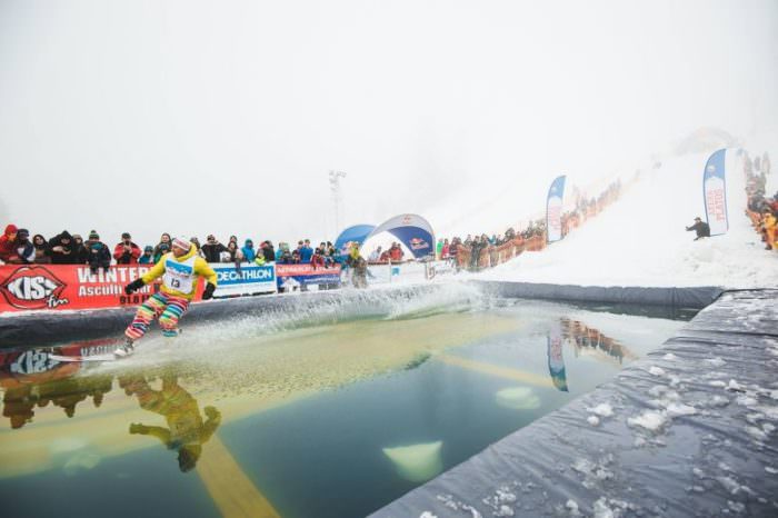 foto - nebunie pe pârtie la arena platoș. super spectacol la slide and freeze