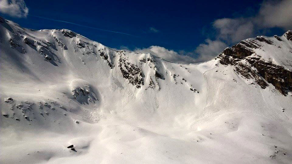 foto – avalanșă declanșată marți în zona bâlea lac din munții făgăraș
